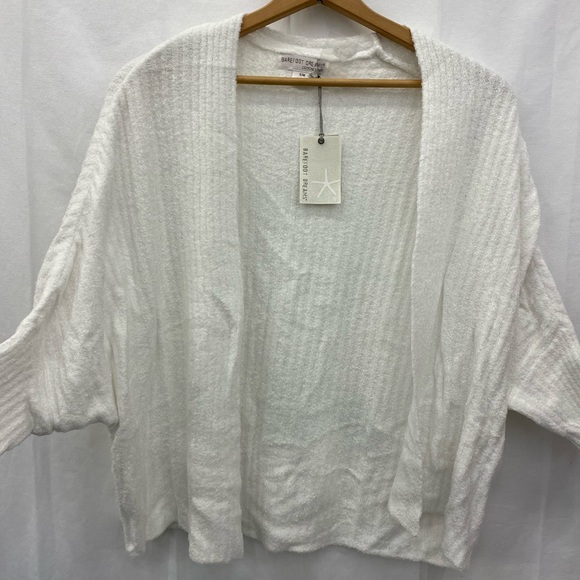 Barefoot Dreams Sweaters - BRAND NEW BAREFOOT DREAMS WHITE CARDIGAN